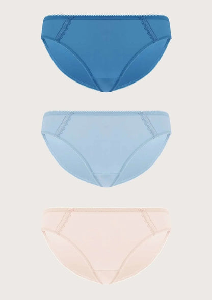 HSIA Soft Stretch Smooth Bikini Panties 3 Pack