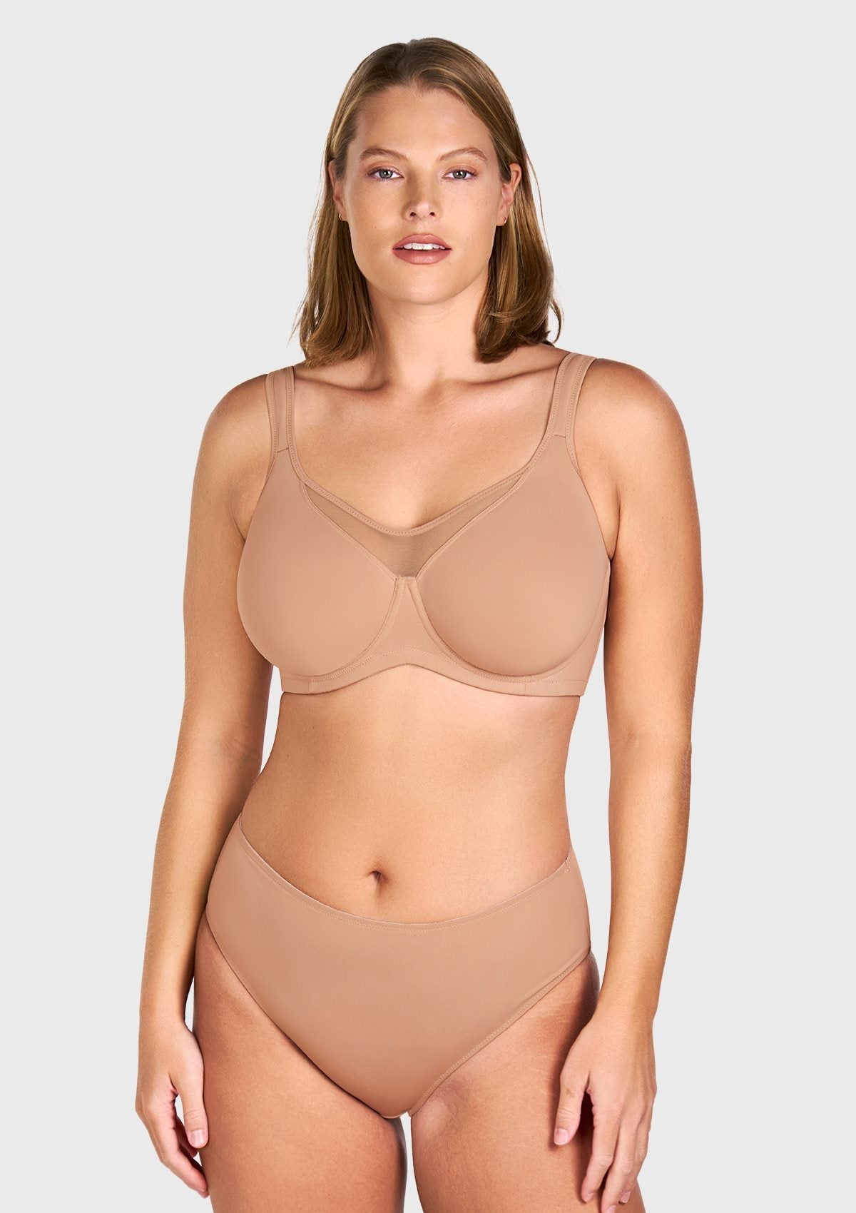 CoolComfort Smoothing Unlined Underwire Minimizer Bra