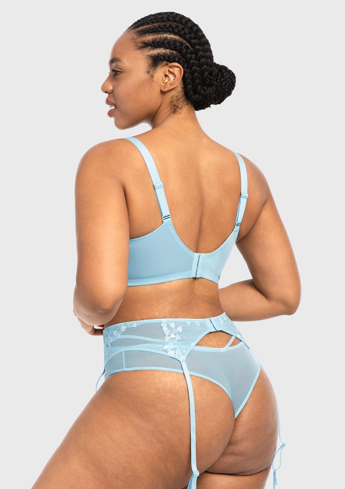 HSIA Renna Holiday Edit Embroidery Pink Lace Underwire Bra