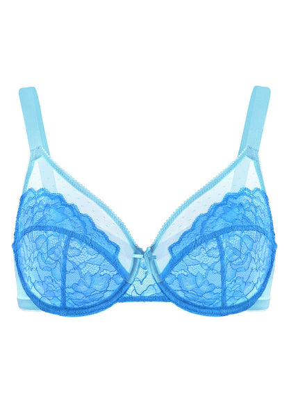 Enchante Lace Unlined Full Coverage Underwire Bra
