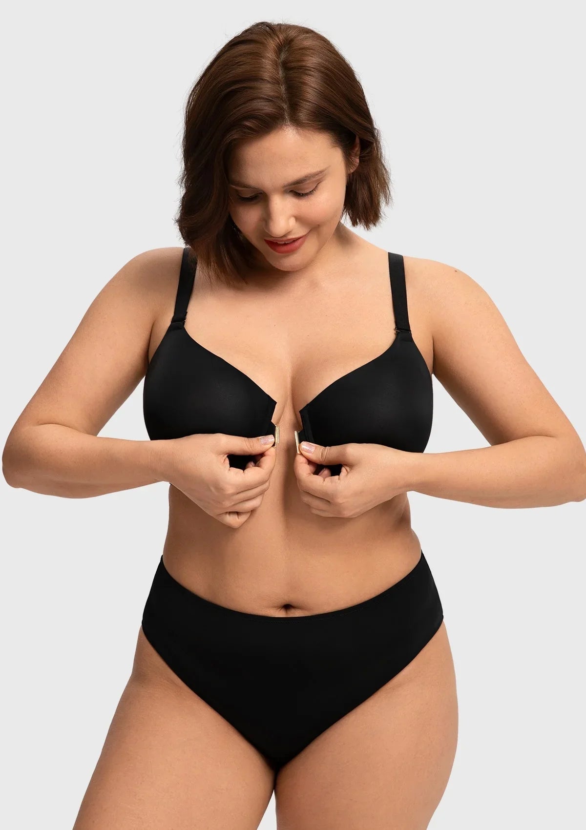 Comfort Underwire Front Closure Molded Cup Bra