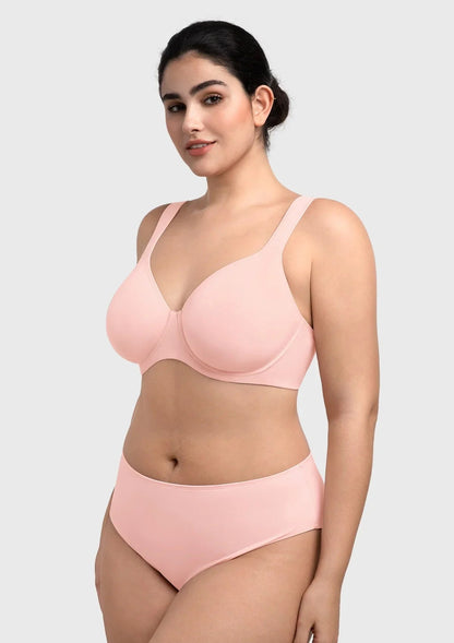 Joan Ultimate Soft T-shirt Unlined Underwire Minimizer Bra