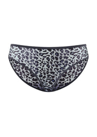 Leopard print-Ash Black