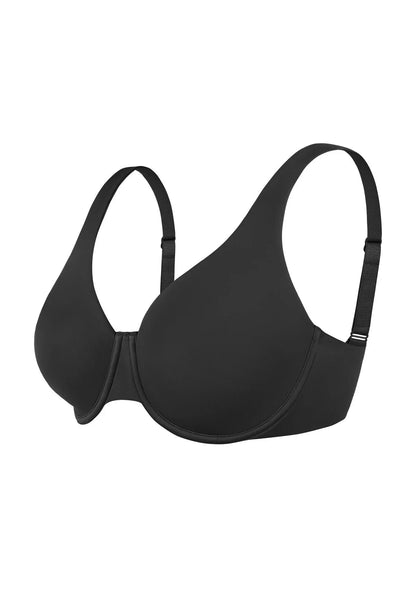 Full Coverage Plus Size T-Shirt Bra with Silky Satin Feel