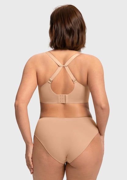 Comfort Underwire Front Closure Molded Cup Bra