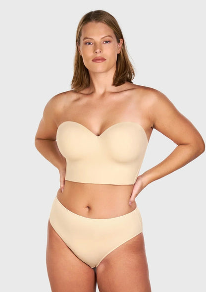HSIA Longline Strapless Underwire Full Coverage Corset Bra