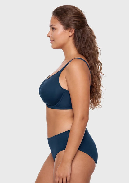 CoolComfort Smoothing Unlined Minimizer Underwire Bra