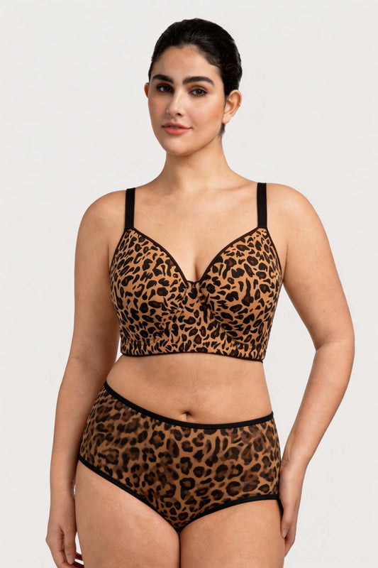 HSIA Delia Plus Size Lightly Padded Seamless Full Coverage Underwire Longline T-Shirt Bra for Fuller Bust