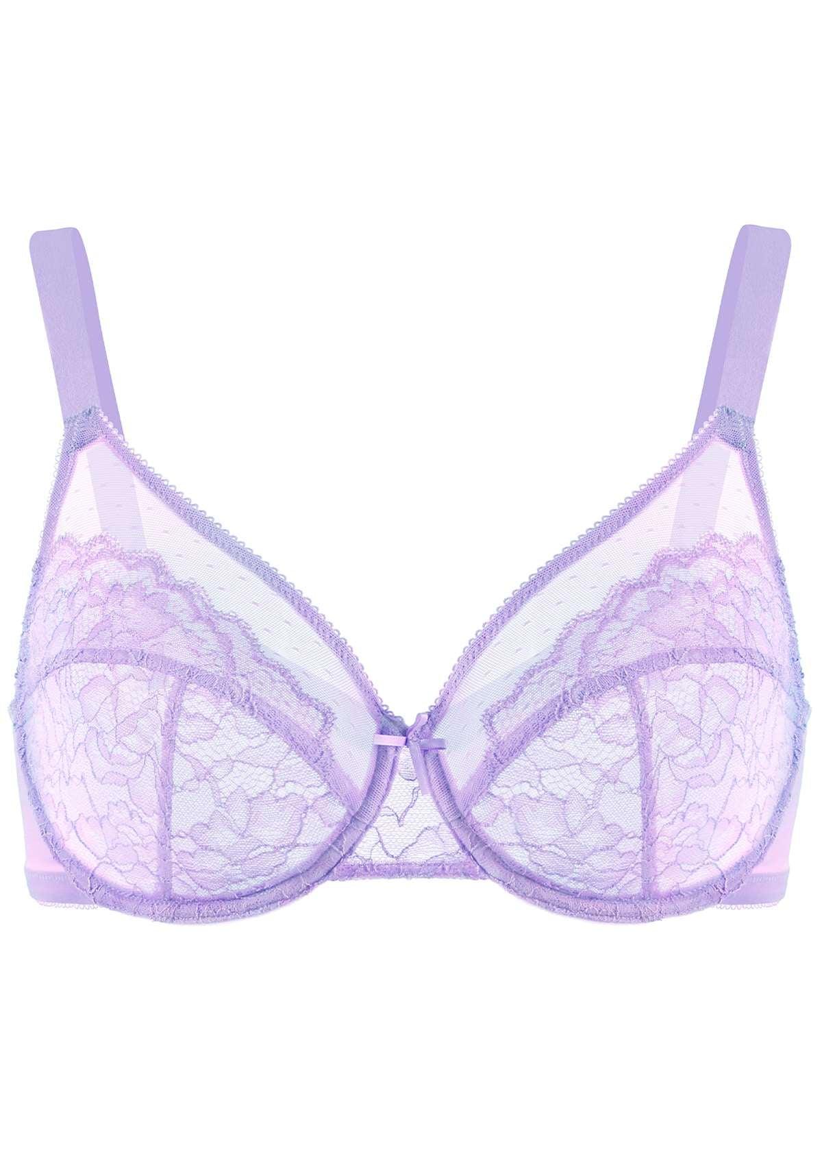 Enchante Lace Unlined Full Coverage Underwire Bra
