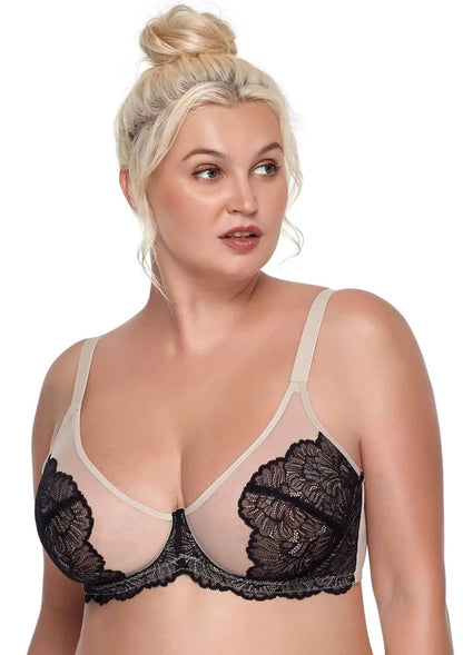 HSIA Blossom Unlined Lace Underwire Bra