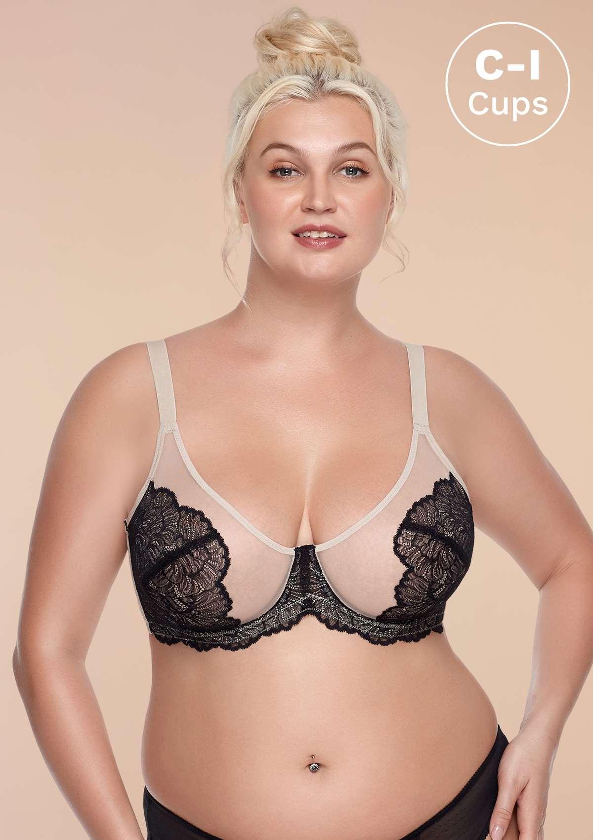 HSIA Blossom Unlined Lace Underwire Bra