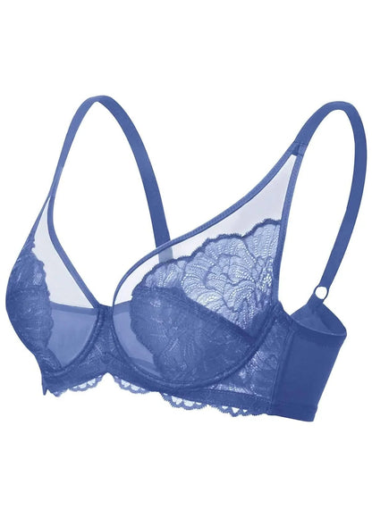 HSIA Blossom Unlined Lace Underwire Bra