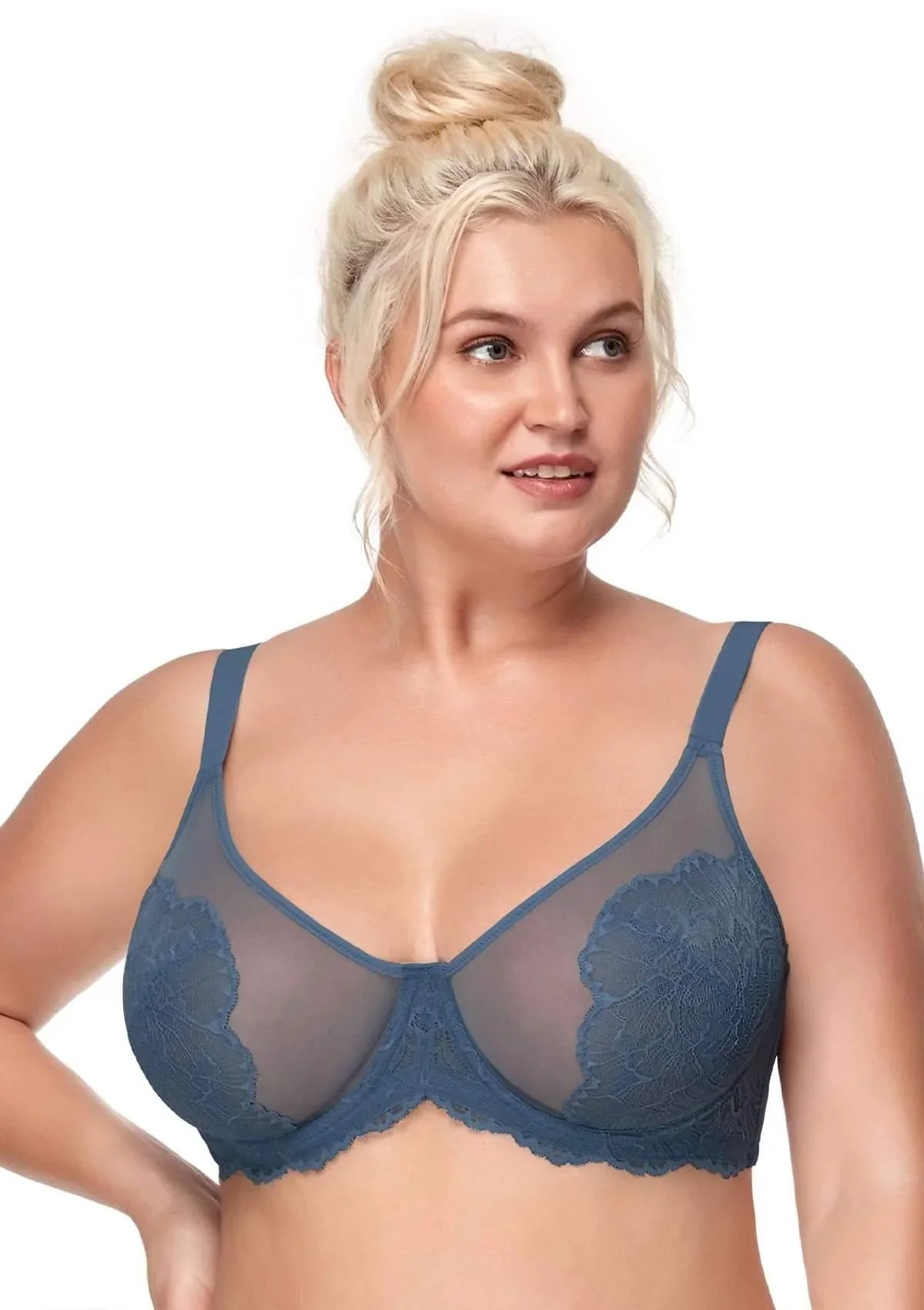 HSIA Blossom Unlined Lace Underwire Bra