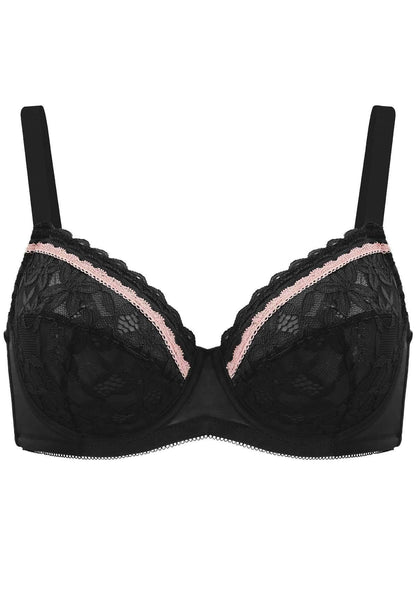 Jessamine Contrast Color Lace Underwire Bra