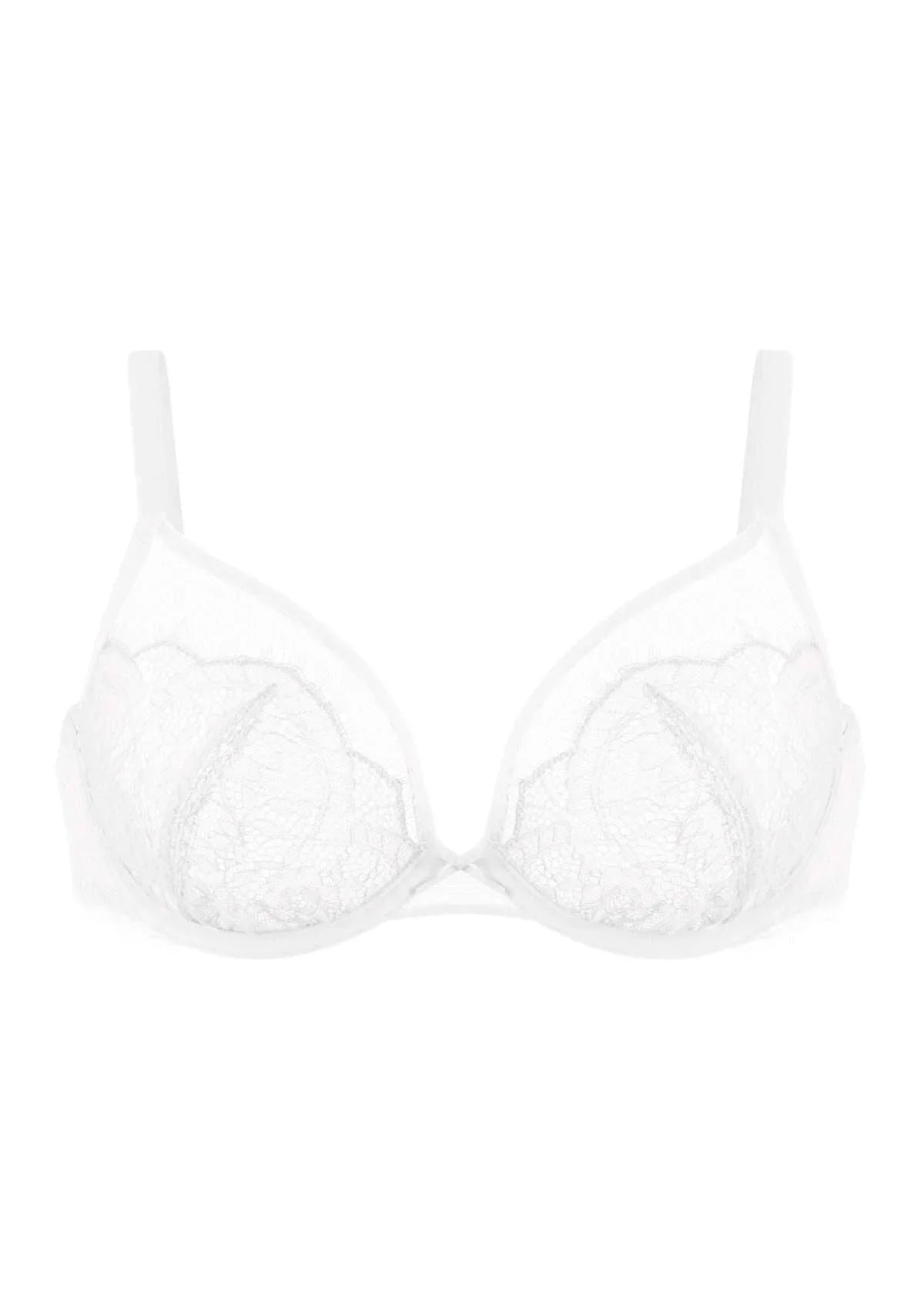 HSIA Mesh Eyelash Trim Unlined Bra