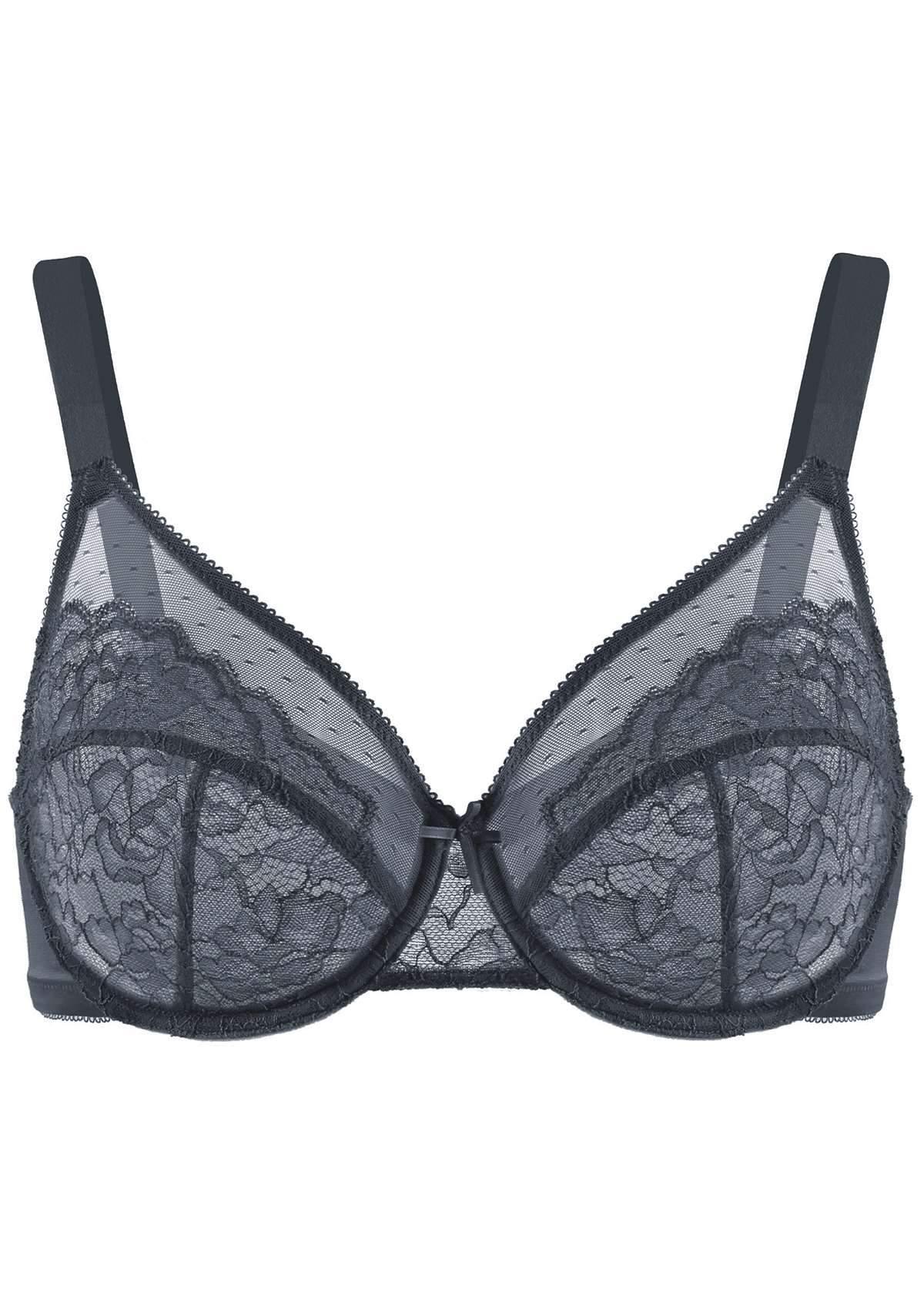 Enchante Lace Unlined Full Coverage Underwire Bra