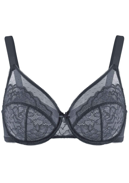 Enchante Lace Unlined Full Coverage Underwire Bra