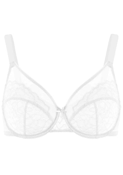 Enchante Lace Unlined Full Coverage Underwire Bra