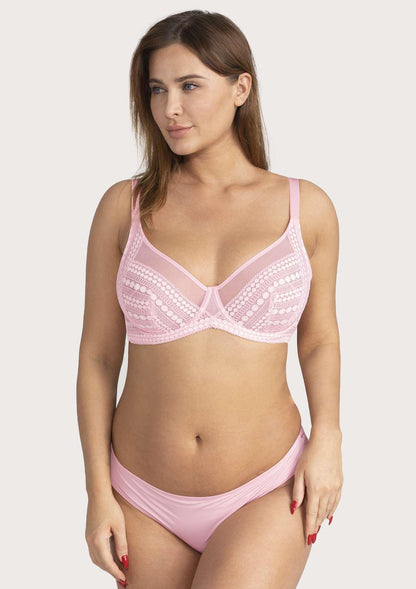 Heroine Polka Dot Sexy Lace Unlined Bra