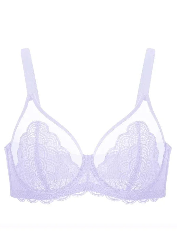 Mermaid Scales Lace Underwire Bra