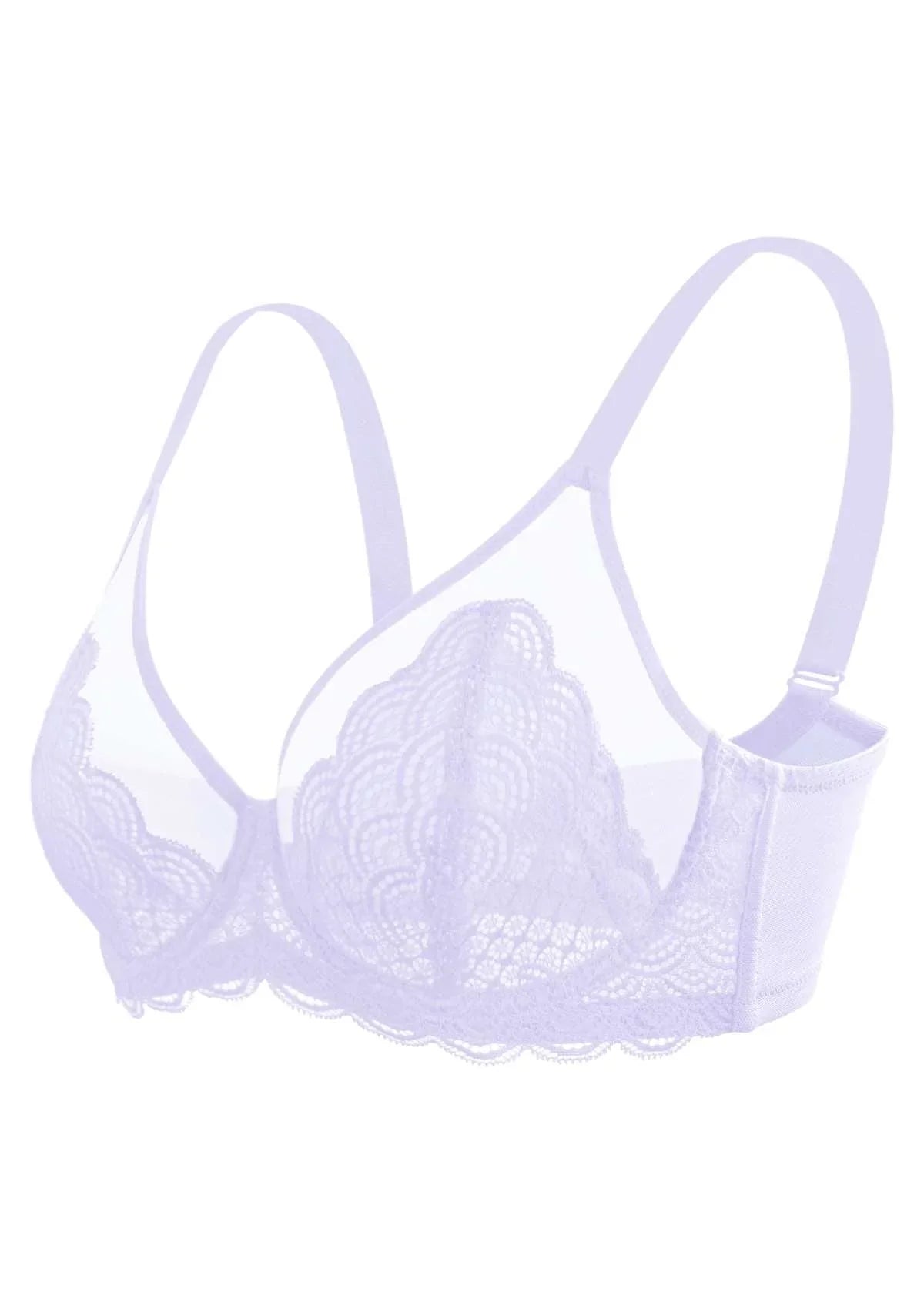 Mermaid Scales Lace Underwire Bra