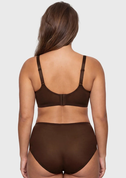 Seraphina Unlined Underwire Sheer Mesh Bra