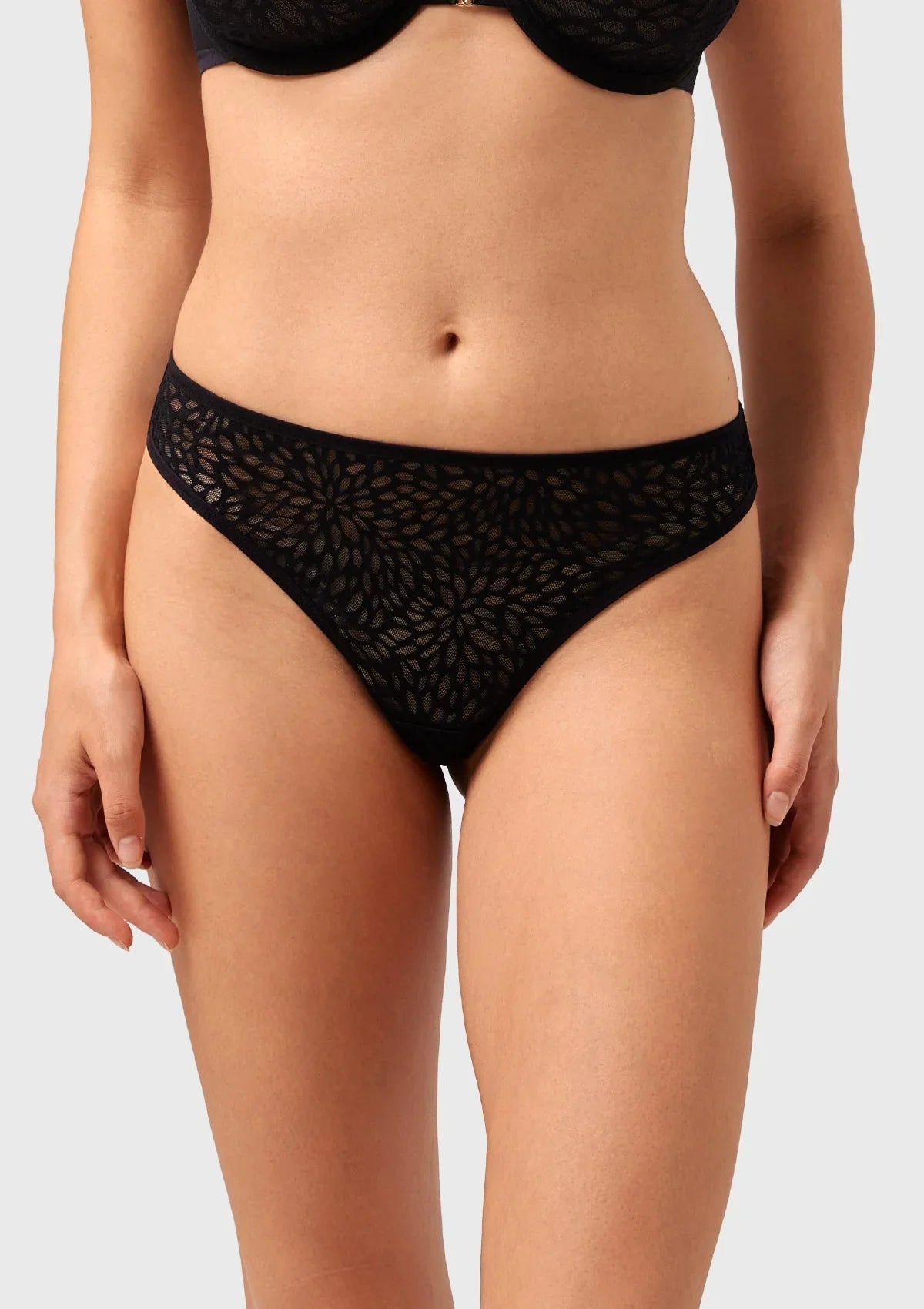 HSIA Vine Sexy Lace Mesh Thong Underwear