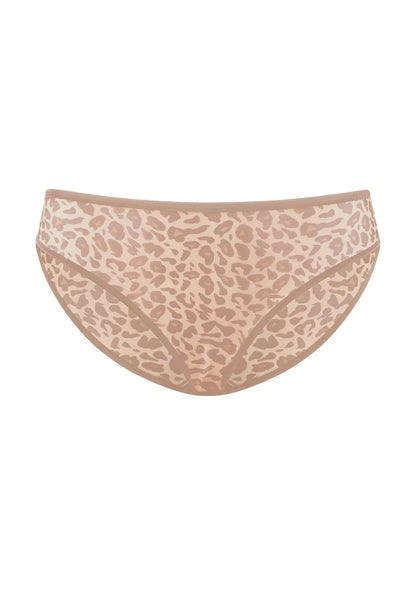 HSIA Leopard Wild High Stretch Briefs Soft Breathable Mesh Panty