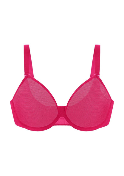 Seraphina Unlined Underwire Sheer Mesh Bra