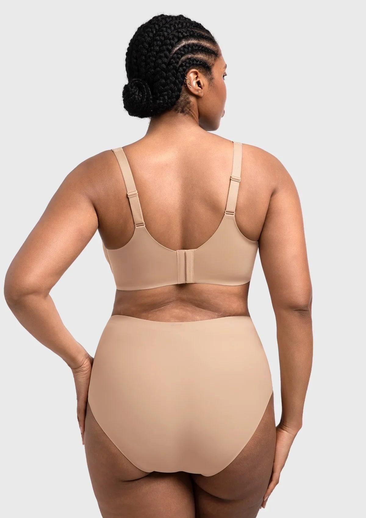 Full Coverage Plus Size T-Shirt Bra with Silky Satin Feel