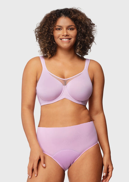 CoolComfort Smoothing Unlined Underwire Minimizer Bra