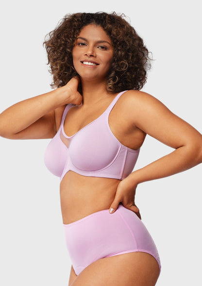 CoolComfort Smoothing Unlined Underwire Minimizer Bra