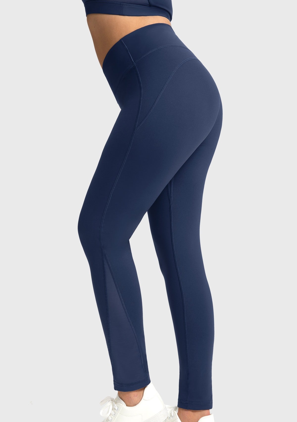 Aura High-Waisted Crossover Cooling Yoga Pants