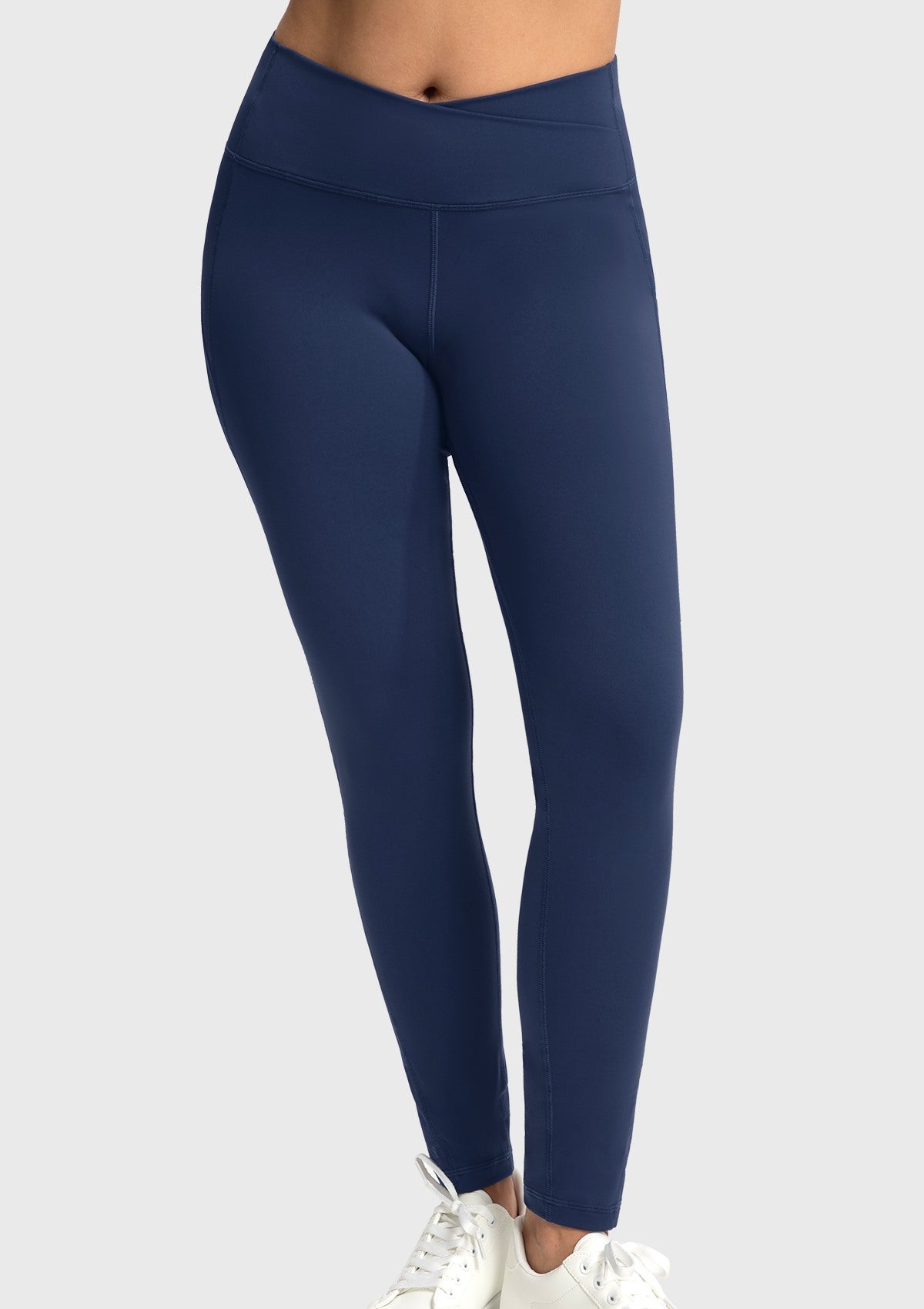Aura High-Waisted Crossover Cooling Yoga Pants