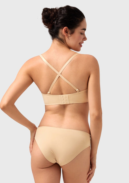 Seamless Multiway Push-Up Strapless Bra