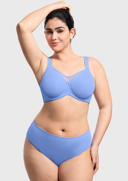 CoolComfort Smoothing Full Coverage Unlined Underwire Minimizer Bra