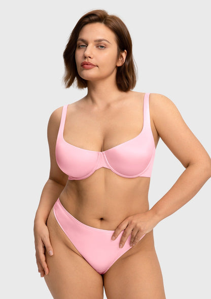 Cloud Satin Seamless Balconette T-Shirt Bra